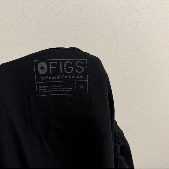 Figs Pisco Basic Scrub Pants in Black- Size XL - Picture 5 of 9